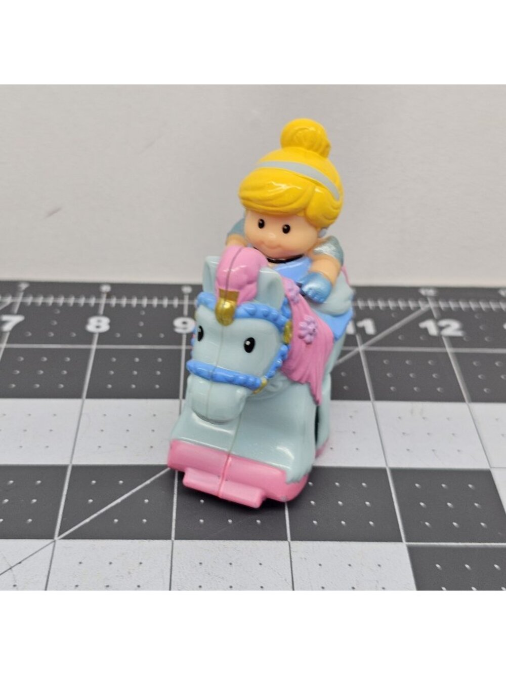 Little People Klip Klop Cinderella Figurine With Blue Horse